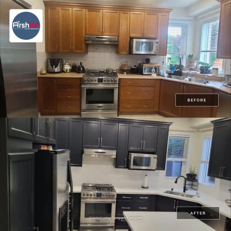 Arsh Arts Painting Kitchen Cabinets Black Vaughan
